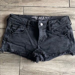 American Eagle black shorts